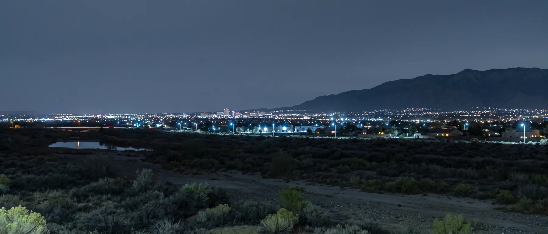 Albuquerque colocation market, the city at dusk