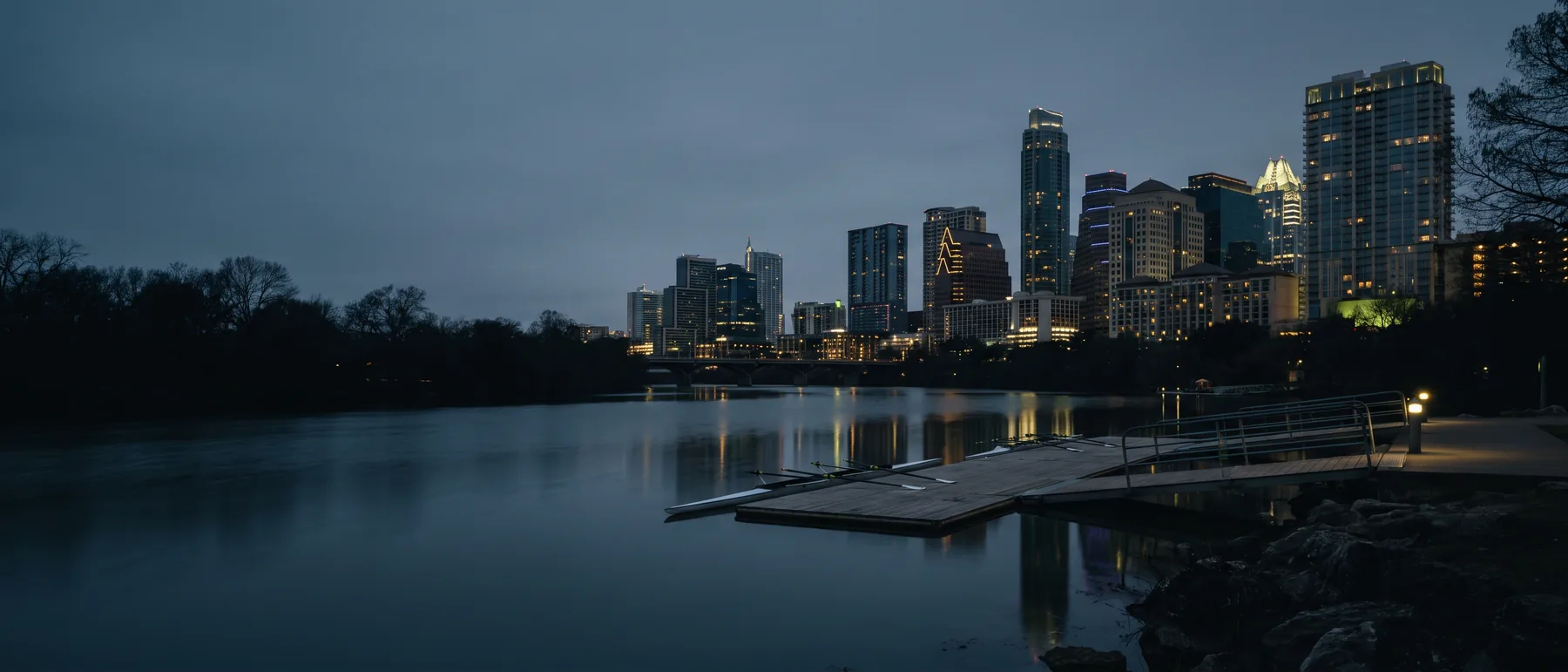 Austin colocation market, the city at dusk