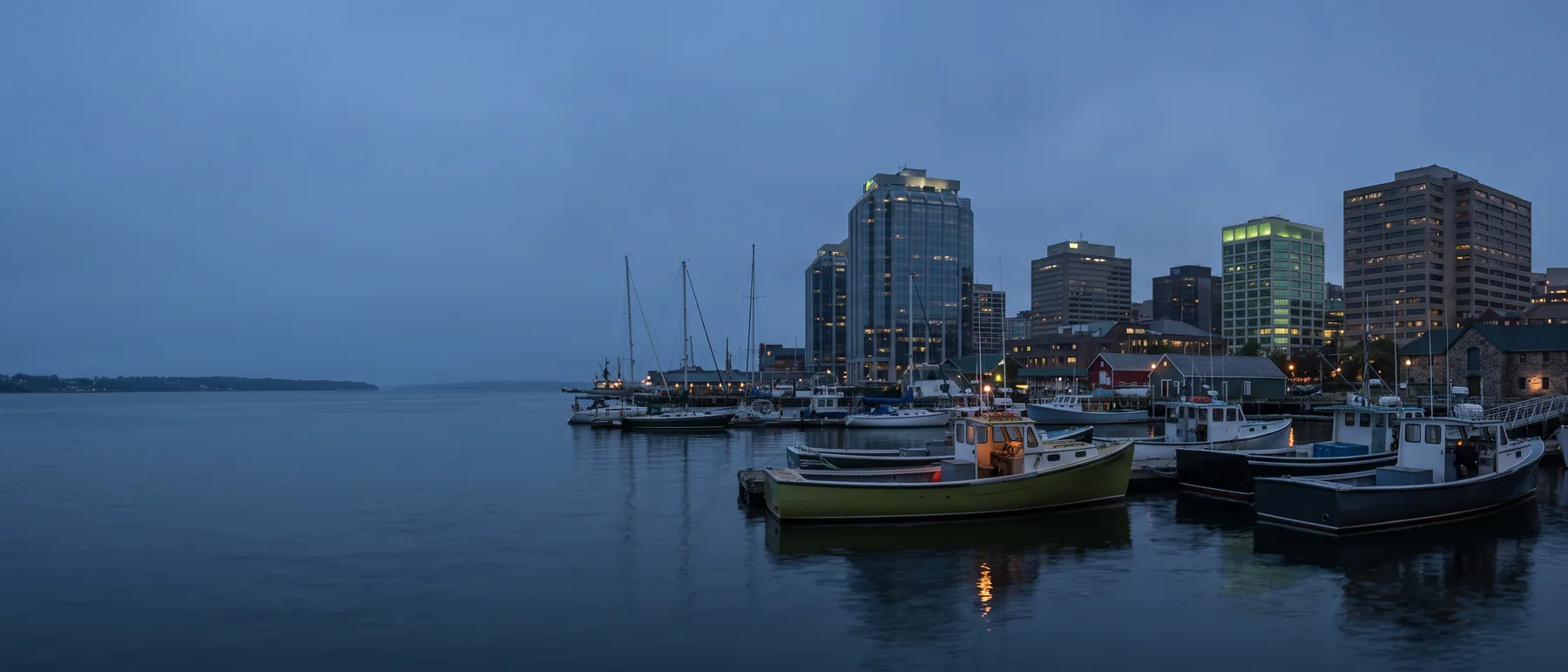 Halifax colocation market, the city at dusk