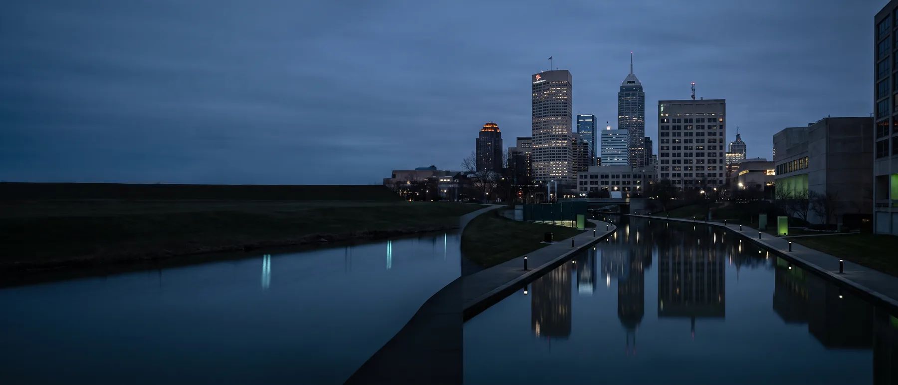 Indianapolis colocation market, the city at dusk