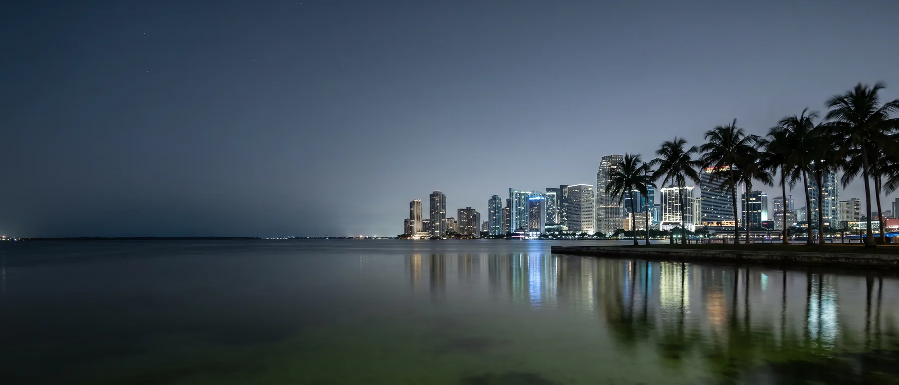 Miami colocation market, the city at dusk
