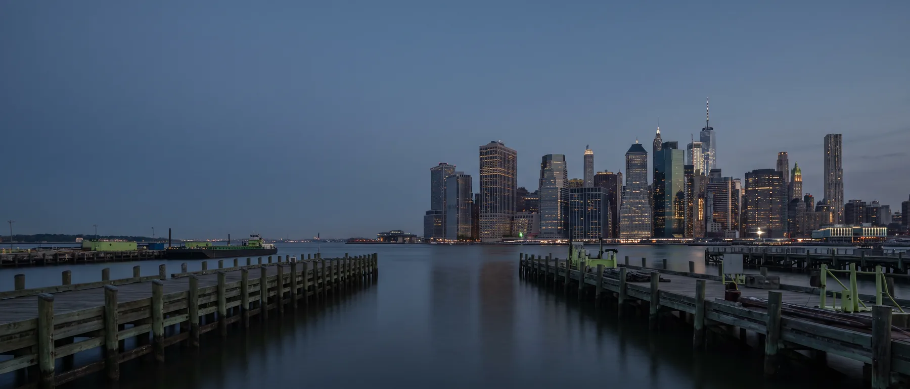 New York and New Jersey colocation market, the city at dusk