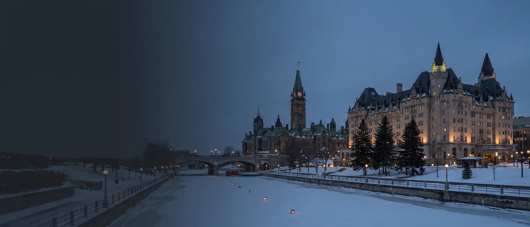 Ottawa colocation market, the city at dusk