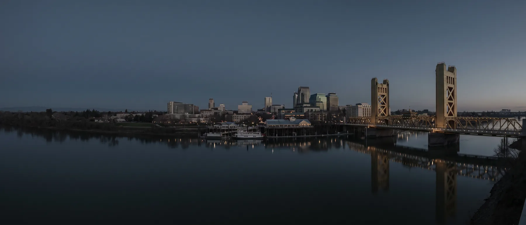 Sacramento colocation market, the city at dusk