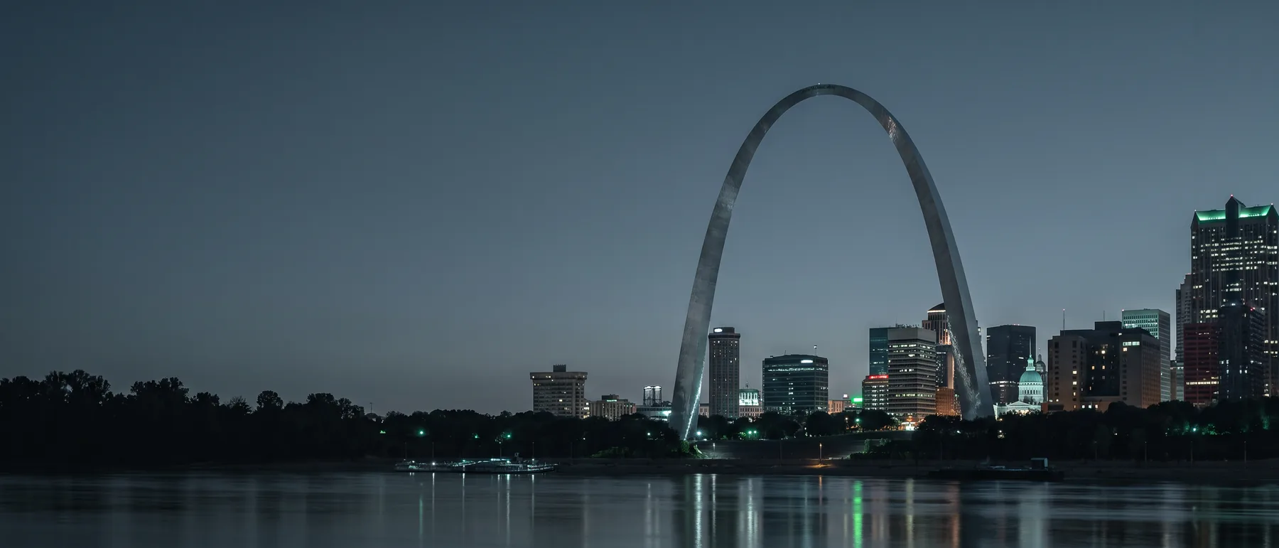 St. Louis colocation market, the city at dusk